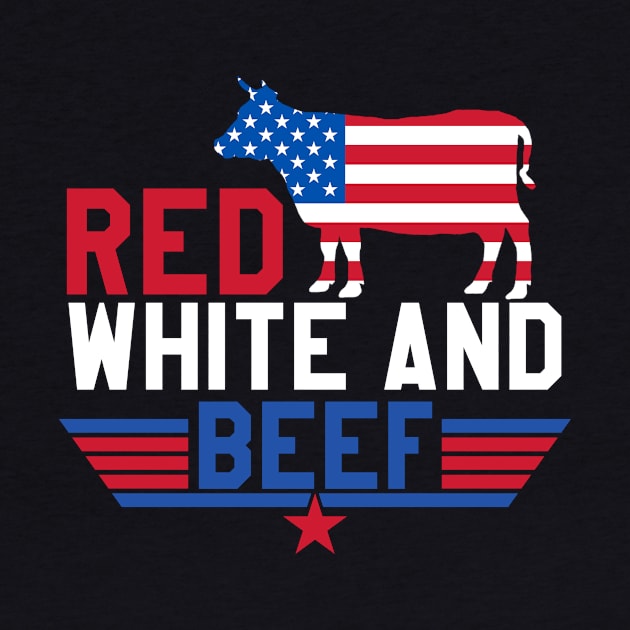 Red White And Beef by AnKa Art